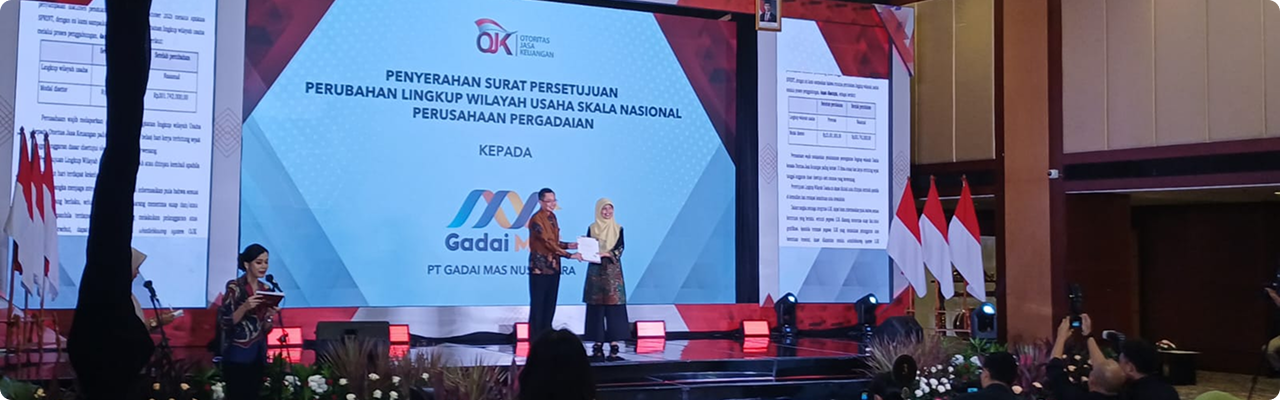 PT Gadai Mas Nusantara Resmi Mengantongi Izin Usaha Pergadaian Nasional Tahun 2025