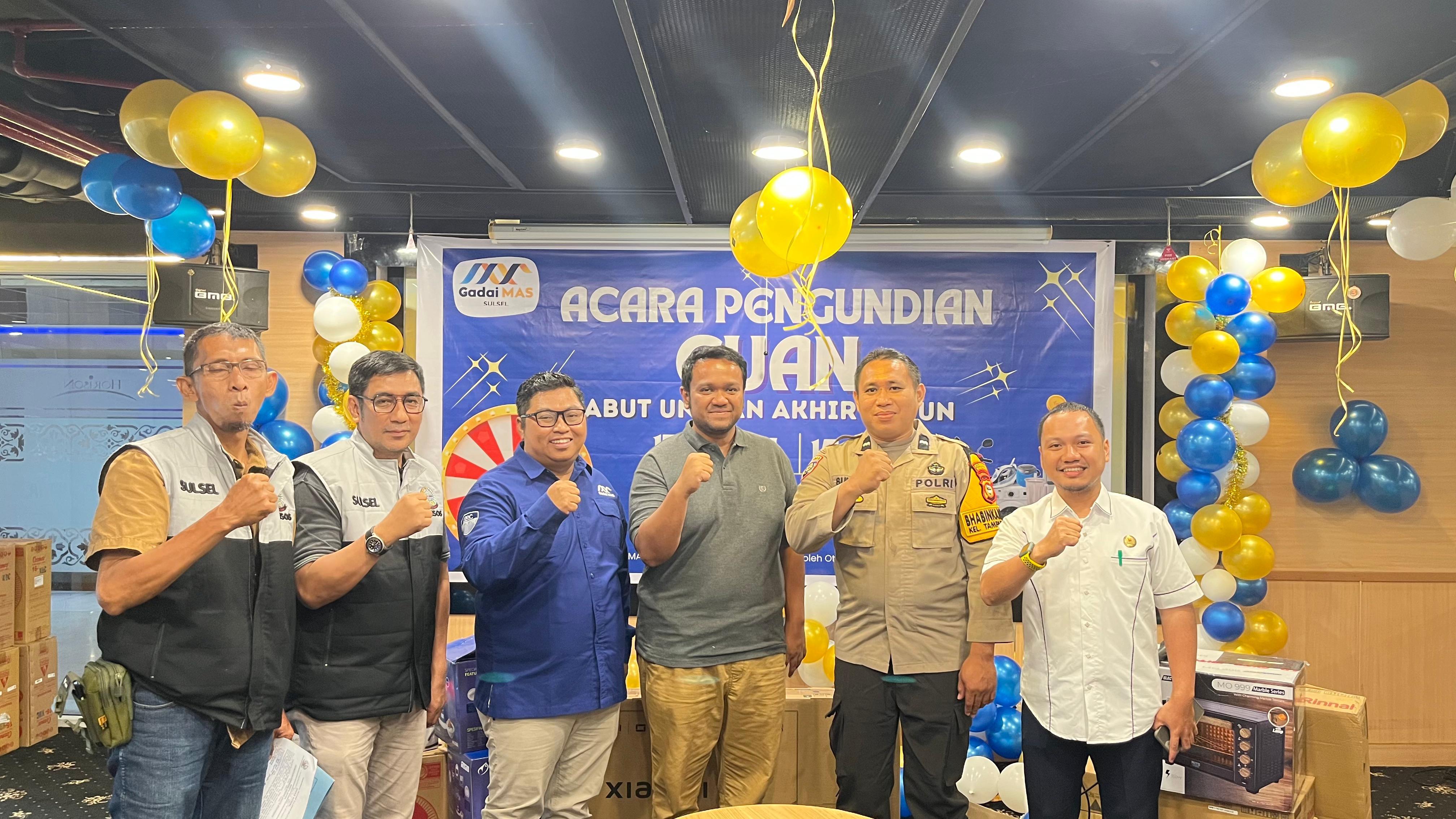 Pengundian CUAN PT. GadaiMas Sulsel, Firna dari Jeneponto Jadi Pemenang Hadiah Utama Sepeda Motor