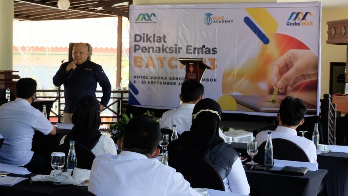 Gadai Mas NTB Latih Puluhan Calon Penaksir Berkompeten